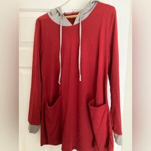 🌟Super cute tunic hoodie with pockets